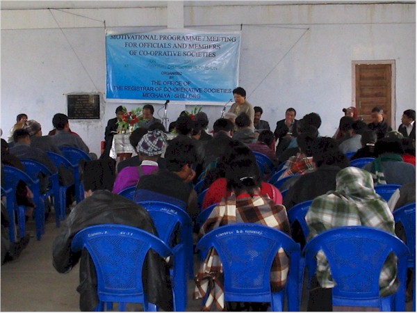 Meeting organised by The Office of the Registrar of Co-operative Societies, Meghalaya, Shillong