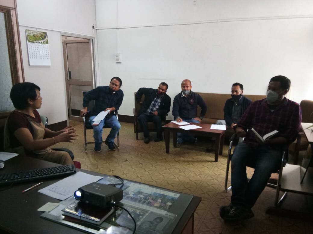 Training on Online Registration of Coperative Societies conducted by National Informatatics Centre, Meghalaya